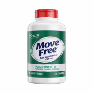 MoveFree益节高钙维骨力氨糖软骨素MSM关节中老年 240粒*1 台灣現貨